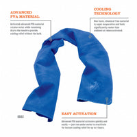 Load image into Gallery viewer, Chill Its 6603 Evaporative Cooling Band, 4 in W, 29-1/2 in L, Blue
