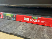 Load image into Gallery viewer, SOLA BIG REDM 3 Vials, Black/Red, Top Read, Aluminum, Magnetic Box Beam Levels (LSB24LM, LSB32LM, LSB48LM)
