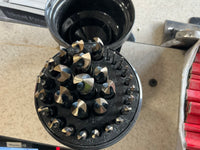 Load image into Gallery viewer, DRILLCO 1/16&quot; to 1/2&quot; by 64ths 135° Black &amp; Bronze High Speed Steel Jobbers Length Drill Set
