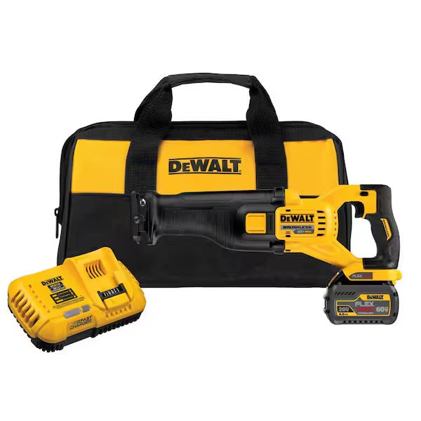 Dewalt FlexVolt 60V MAX Cordless Lithium-Ion Reciprocating Saw Kit with Battery - DCS388T1