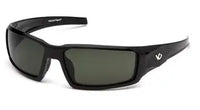 Load image into Gallery viewer, Forest Gray Polarized Lens With Black Frame Venture Gear Pagosa Safety Glasses Pyramex
