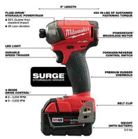 Load image into Gallery viewer, Milwaukee M18 FUEL SURGE 18V Lithium-Ion Brushless Cordless 1/4 in. Hex Impact Driver (Tool-Only)
