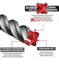 Load image into Gallery viewer, DIABLO 1/4 in. x 16 in. x 18 in. Rebar Demon SDS-Plus 4-Cutter Full Carbide Head Hammer Drill Bit (1-Piece)
