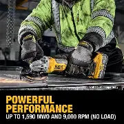 Load image into Gallery viewer, DEWALT 20V MAX* XR 4-1/2in./5in. Cordless Angle Grinder DCG410B
