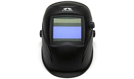 Pyramex Leadhead Auto-Darkening Matte Black Welding Helmet