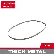 Load image into Gallery viewer, Milwaukee 44-7/8 in. 10/14 TPI Deep Cut Portable Bi-Metal Band Saw Blades (2-Pack)
