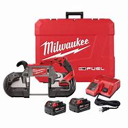 Milwaukee M18 FUEL 18V Lithium-Ion Brushless Cordless Deep Cut Band Saw with Two 5.0Ah Batteries, Charger, Hard Case