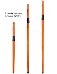 Load image into Gallery viewer, Cortina 24" Stop / Slow Paddle, Non-Reflective, w/ 81" Telescoping Handle

