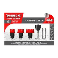 Load image into Gallery viewer, Diablo Tools Steel Demon Carbide Teeth Hole Cutter Set 6pc
