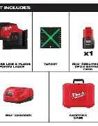 Load image into Gallery viewer, Milwaukee M12 12-Volt Lithium-Ion Cordless Green 125 ft. Cross Line and Plumb Points Laser Level Kit with 3.0 Ah Battery
