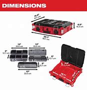 Load image into Gallery viewer, Milwaukee PACKOUT 22 in. Medium Red Tool Box with 75 lbs. Weight Capacity
