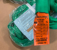 Load image into Gallery viewer, Fulcrum Green Polyester Endless Round Sling
