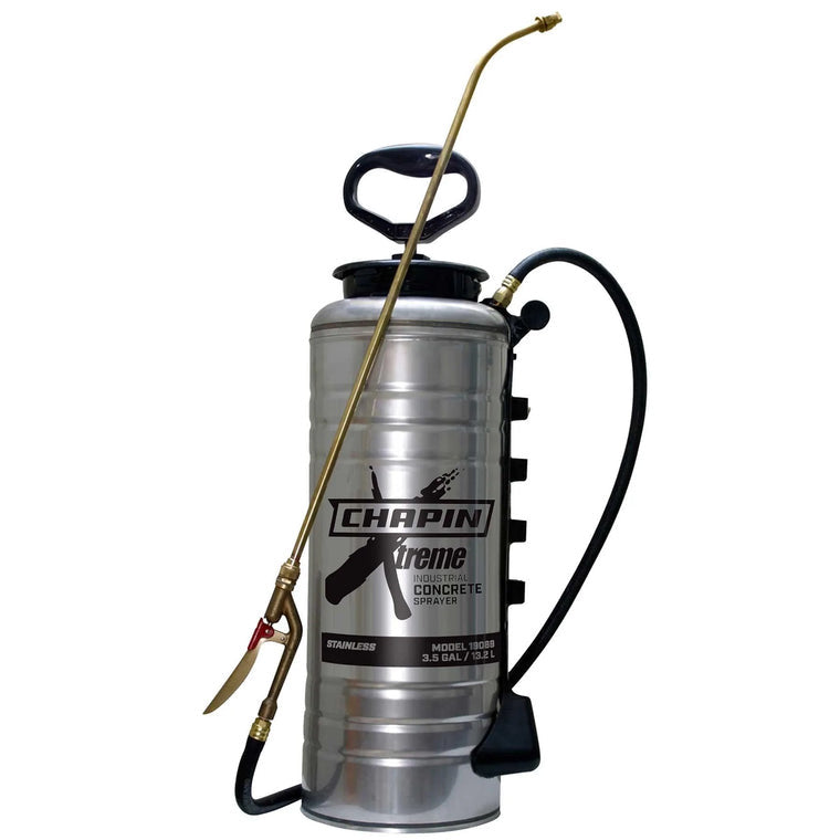 Chapin 19069: 3.5-gallon Xtreme Industrial Stainless Steel Concrete Open Head Tank Sprayer