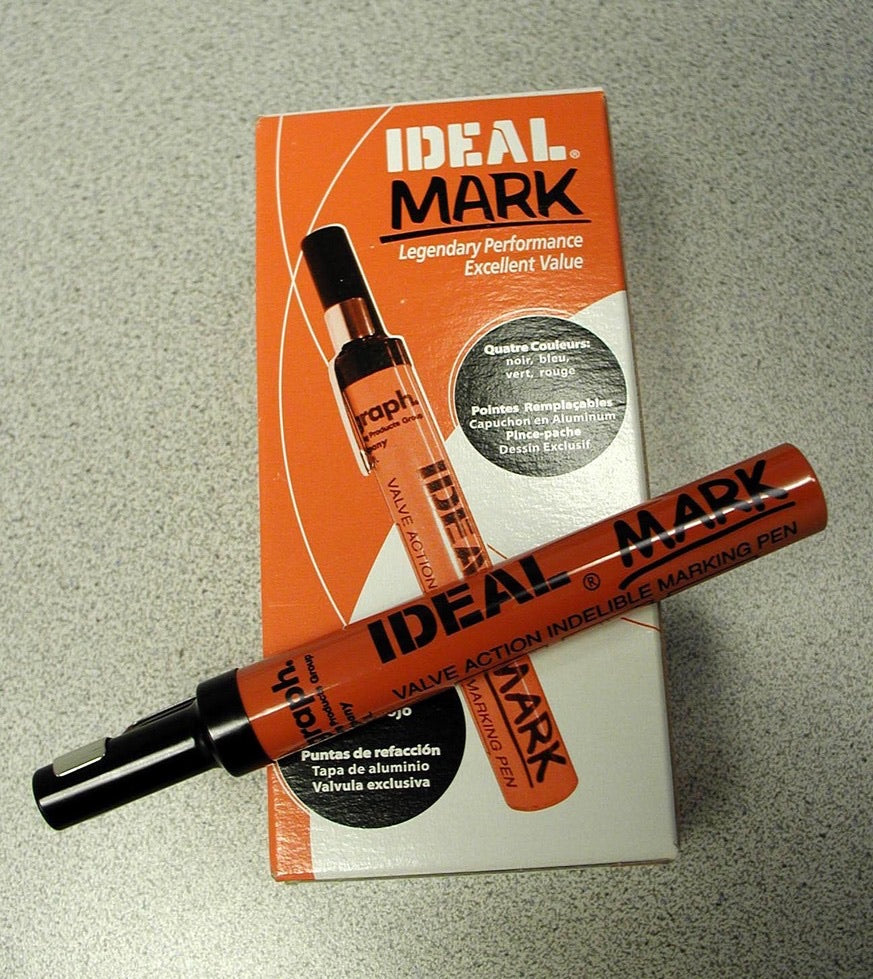 IDEAL Black valve action marker 6”