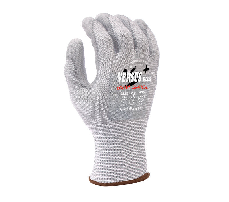 TASK Gloves VERSUS PLUS 13 Gauge Polyurethane Palm Coated