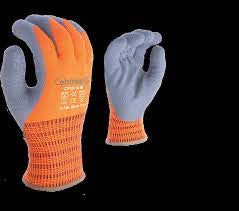 Task Gloves CelsiHeit Hi-Vis ANSI A2 Cold Weather Latex Coated Gloves
