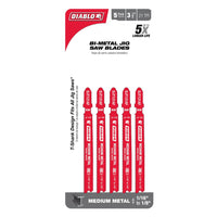 Load image into Gallery viewer, Diablo 3-5/8 in. 21 TPI Bi-Metal T-Shank Jig Saw Blades for Medium Metal (5pk)
