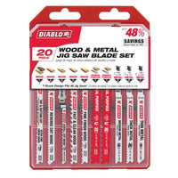 Load image into Gallery viewer, Diablo 20 pc T-Shank Jig Saw Blade Set for Wood &amp; Metal
